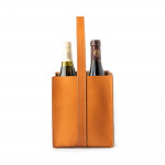 Leather Carrier for 4 Bottles