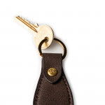 Leather Key Fob in Buffalo