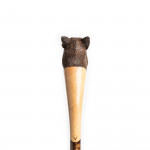 Hand Carved Wild Boar Walking Stick