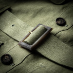 Linen Selous Safari Jacket  in Plains Green