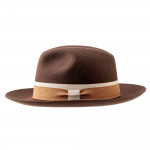 Galloway Wool Fedora in Sable