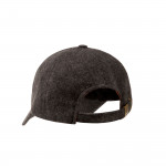 Cashmere Ball Cap in Charcoal