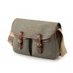 Bishop Bag in Swiss Army Salt & Pepper Fabric