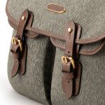 Bishop Bag in Swiss Army Salt & Pepper Fabric