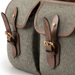 Bishop Bag in Swiss Army Salt & Pepper Fabric