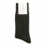 Wool Boot Socks in Bottle Green