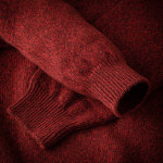 Ladies Langland Cashmere Crewneck in Wine