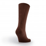 Cotton Boot Socks in Bark
