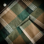 Shaggy Check Shirt in Olive