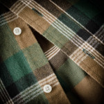 Shaggy Check Shirt in Olive