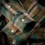 Shaggy Check Shirt in Olive