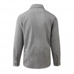 Rangeland Flannel Shirt in Light Heather Grey