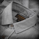 Rangeland Flannel Shirt in Light Heather Grey