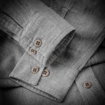 Rangeland Flannel Shirt in Light Heather Grey