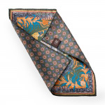 Serengeti Silk Pocket Square in Olive