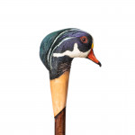 Hand Carved Carolina Wood-duck  Walking Stick