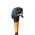 Hand Carved Carolina Wood-duck  Walking Stick