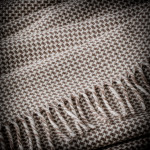 Lambswool Throw in Oatmeal