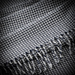 Lambswool Throw in Ocean