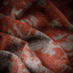Signature Cashmere Hunting Scarf in Rust