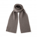 Anglesey Knit Scarf in Driftwood