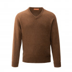 Cranborne Cashmere Slipover in Bracken