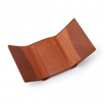 Aston 8cc Tri-fold Wallet in Horween Cognac