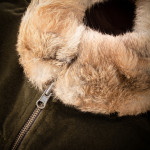 Ladies Reversible Gilet with Velvet and Gnu