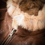 Ladies Reversible Gilet with Velvet and Gnu