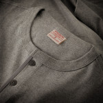 S/S Frontier Henley T-Shirt in Heather Grey
