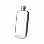 2.5oz Hip flask in Dark Tan