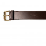 2" Leather Belt in Dark Tan