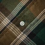 Shaggy Check Shirt in Olive