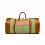 Large Sutherland Bag in Safari Green and Mid Tan