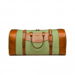 Large Sutherland Bag in Safari Green and Mid Tan