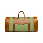 Large Sutherland Bag in Safari Green and Mid Tan