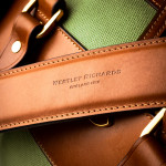 Medium Sutherland Bag in Safari Green and Mid Tan