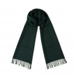 Pure Cashmere Scarf in Bottle Green