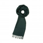 Pure Cashmere Scarf in Bottle Green