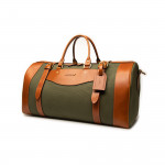 Medium Sutherland Bag in Hunter Green & Mid Tan