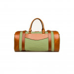 Sutherland Bag in Safari Green and Mid Tan