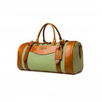 Sutherland Bag in Safari Green and Mid Tan