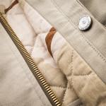 Hide Jacket in Sand Stone
