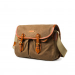 Bishop Bag In Sand Waxed Cotton