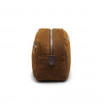 Bournbrook Washbag in Walnut Suede