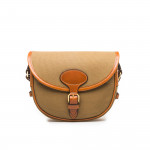 100Rd Anson Cartridge Bag in Sand & Mid Tan