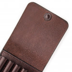  XL 5Rd Closed Ammunition Belt Wallet in Dark Tan