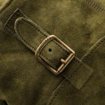 Impala Haversack in Olive Suede