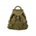 Impala Haversack in Olive Suede