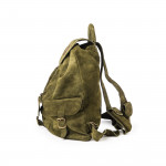 Impala Haversack in Olive Suede